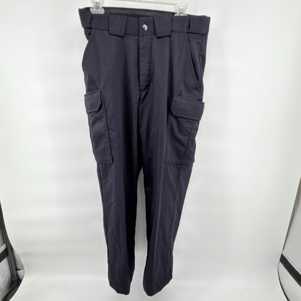5.11 Tactical Cargo Pants Mens 32 Black Polyester Rayon Workwear Utility